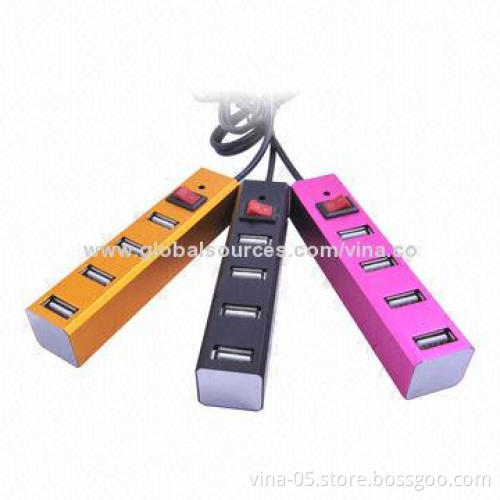 USB2.0 Hubs with 10 Ports and On/Off Switch